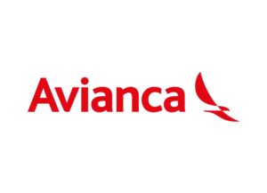 Para este caso sobre políticas de compensación de Avianca para algún vuelo retrasado o cancelado, tenemos como imagen destacada a su logo en blanco sobre un fondo rojo.