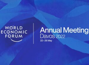 Para este texto sobre el Foro Económico Mundial que se esta celebrando en Davos, Suiza, tenemos como imagen destacada el diseño institucional para la edición de este 2022.