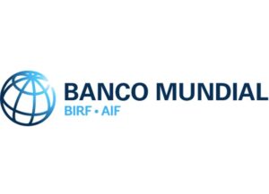 Como imagen destacada para esta nota sobre los mexicanos Herrera Gutierrez y Luis Felipe Lopez Calva y su llegada al Banco mundial, tenemos el logo de la organización internacional sobre fondo blanco.