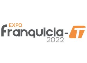 Como imagen destacada para este texto sobre la Expo Franquicia-T, tenemos el logo del evento en letras grises y naranjas sobre fondo blanco.