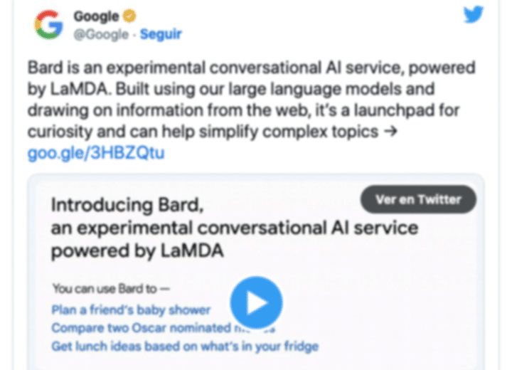 Google responde a ChatGPT con Bard