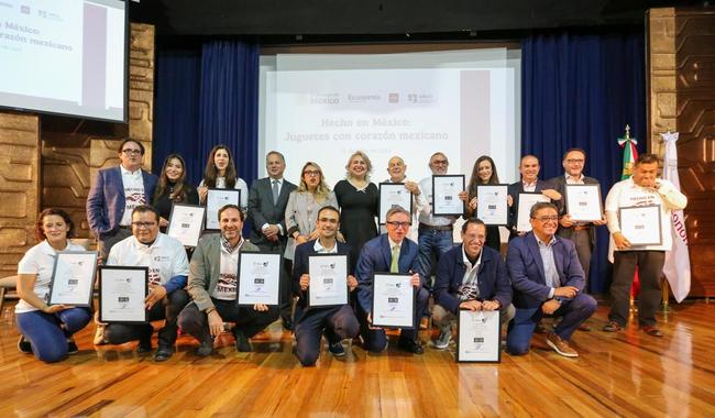 Industria del juguete recibe sello Hecho en México