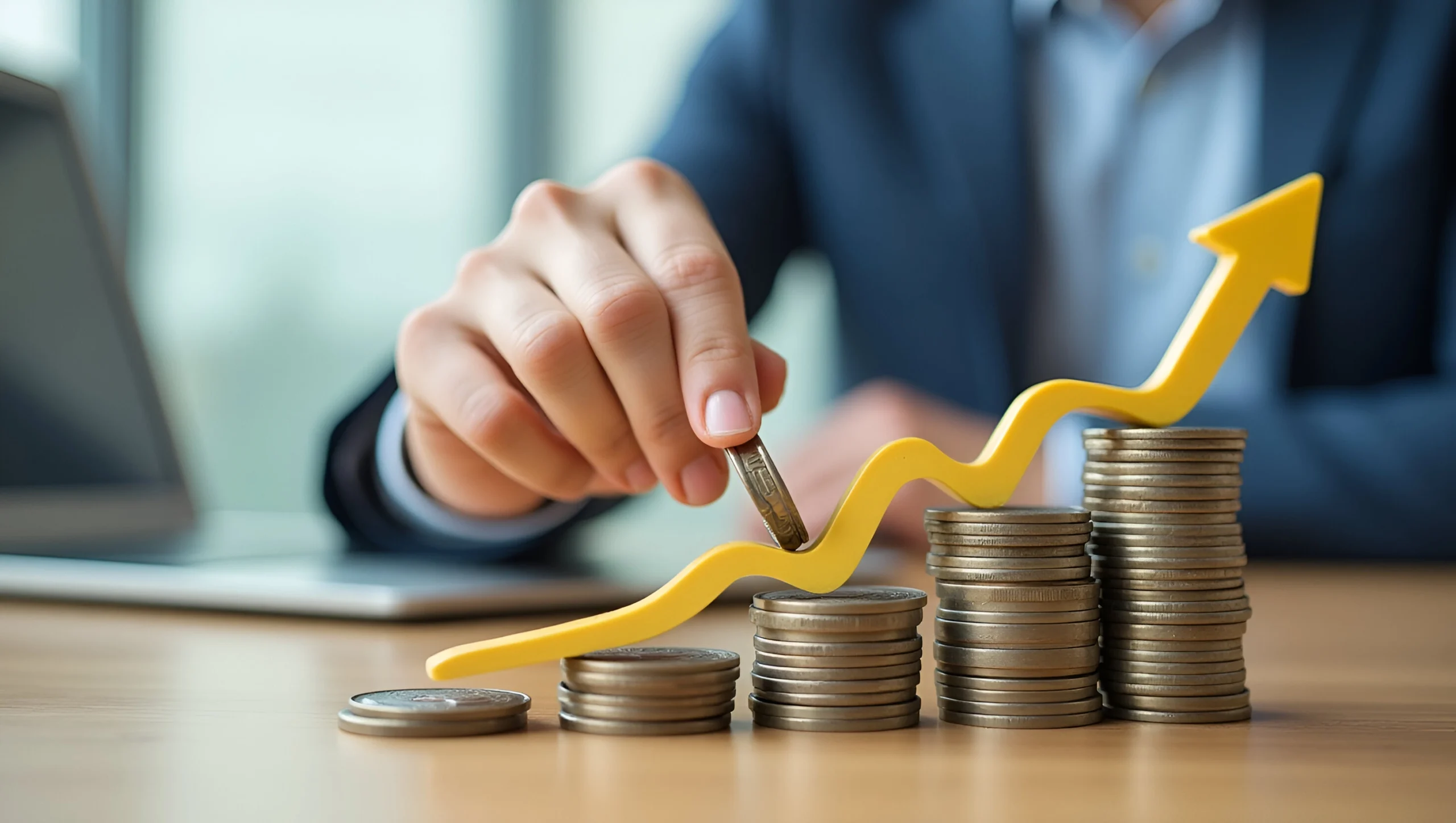 Como imagen destacada para este texto en el que hablamos de las franquicias low cost, tenemos una fotografía ilustrativa de una gráfica que representa la inversión en una franquicia de este tipo.