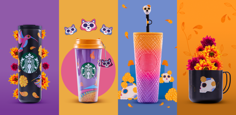 Starbucks lanza colección de Día de Muertos: comienza la temporada