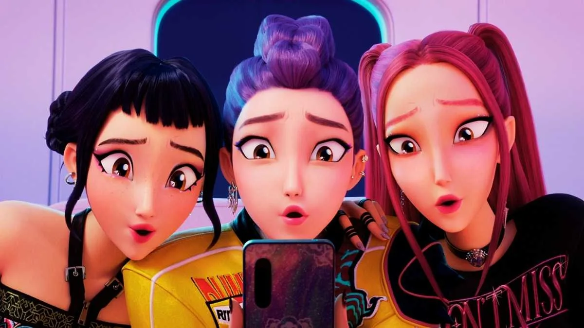 Como imagen destacada para este texto en el que hablamos del fenómeno de las Guerreras del K-POP, tenemos una imágen de la serie de Netflix.