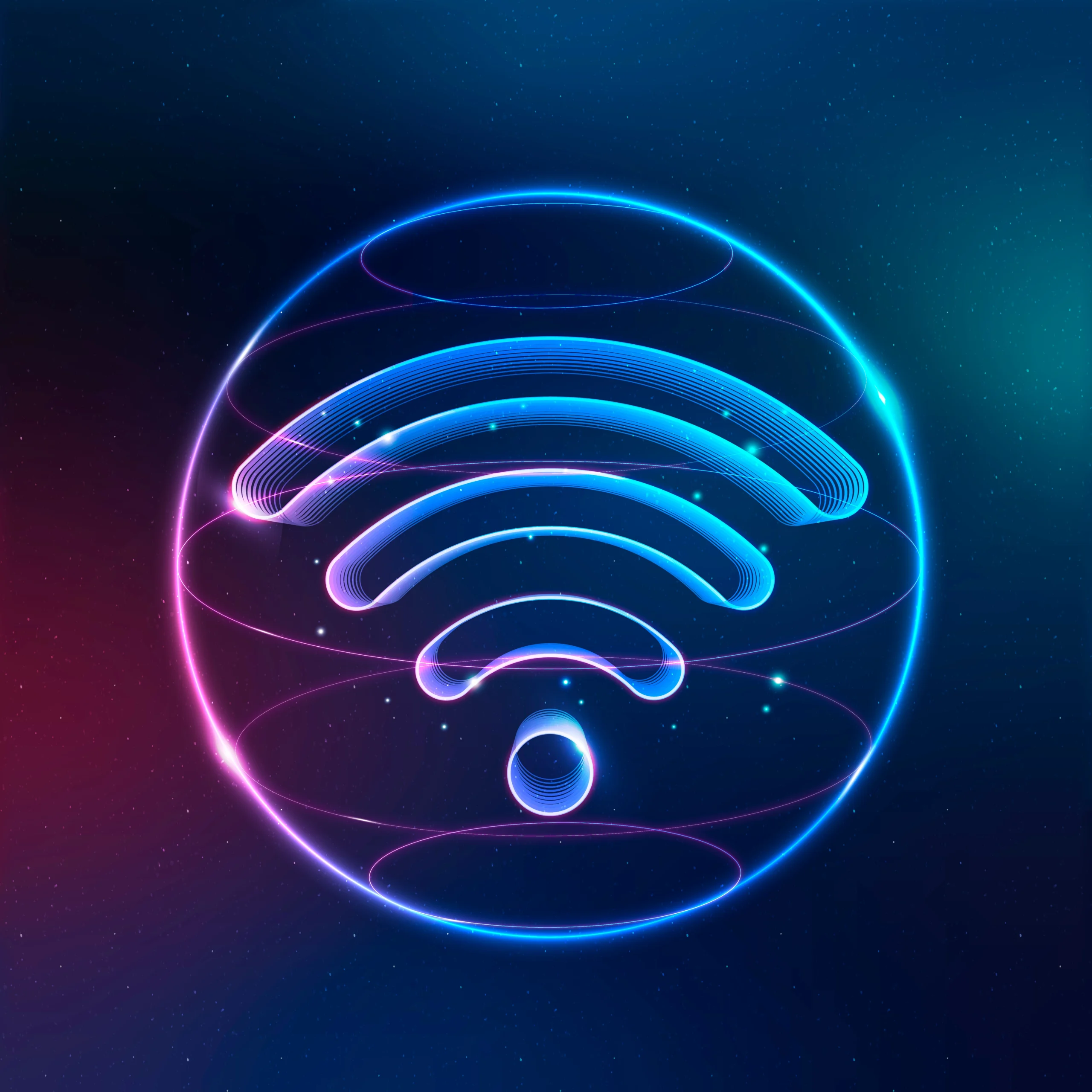 Como imagen destacada para este texto en el que hablamos del Internet de 10,000 megas llega a México, tenemos una fotografía ilustrativa de una del logo de Wifi.