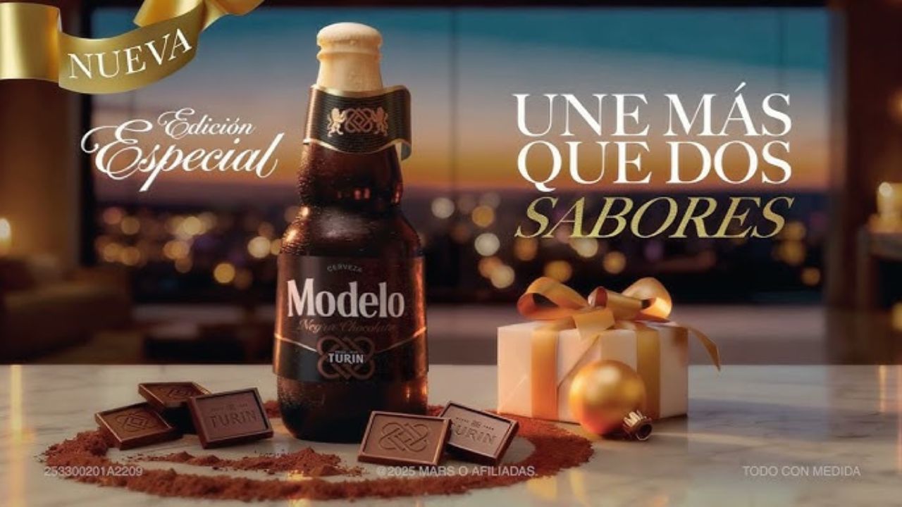 sabor-navideno-desbloqueado-modelo-y-turin-presentan-cerveza-sabor-chocolate