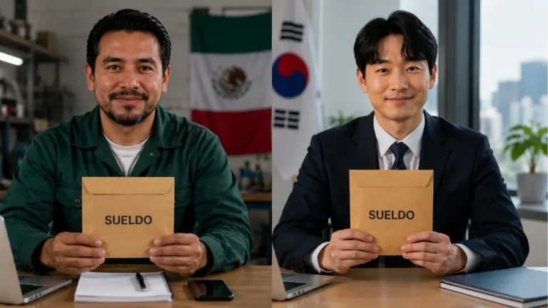 Sueldo en México y en Korea: la comparativa salarial te sorprenderá